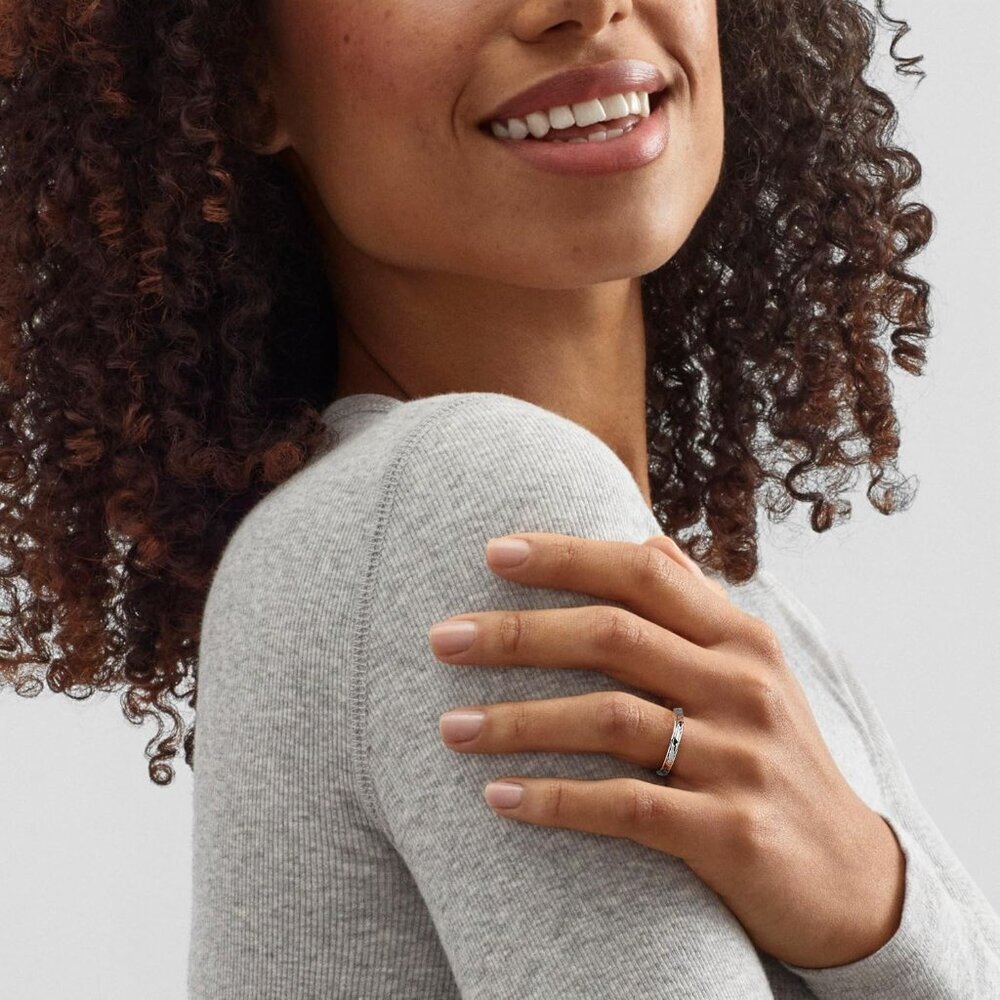 Versatile Sterling Silver Stackable Ring For Wome… - image 4